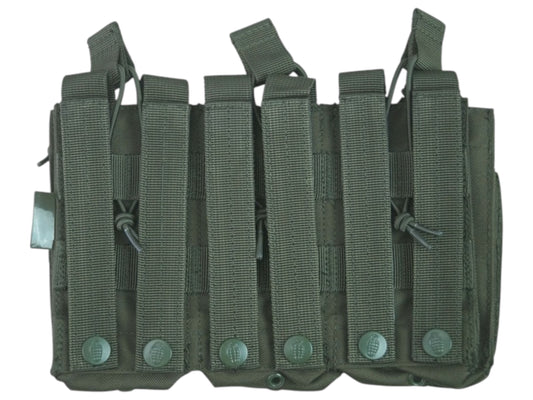 Triple Duo Mag Pouch - Olive Green