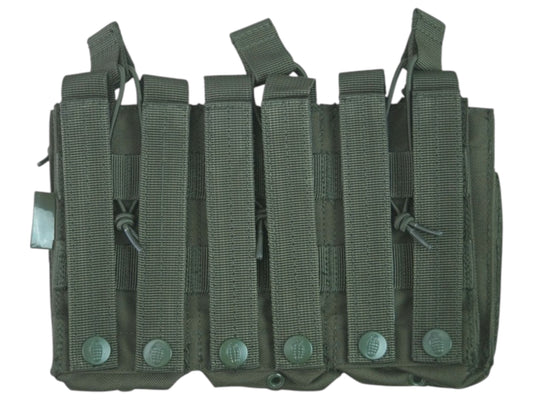 Triple Duo Mag Pouch - Olive Green