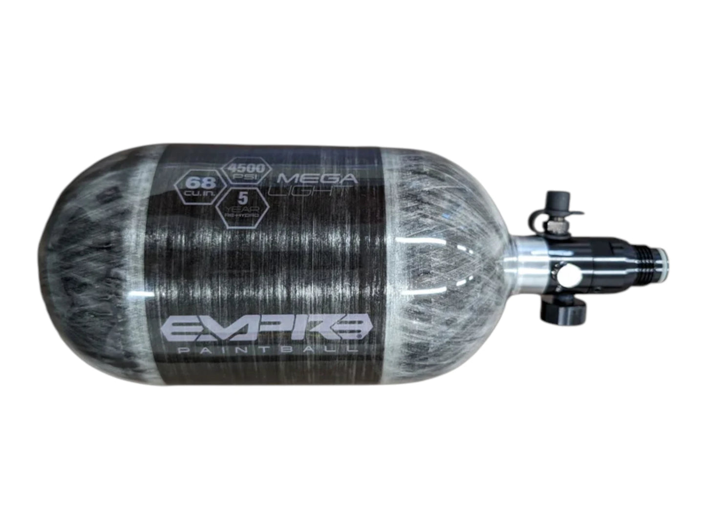 Empire Mega Light Carbon Fibre Wrap Air Cylinder — 68ci / 4500psi