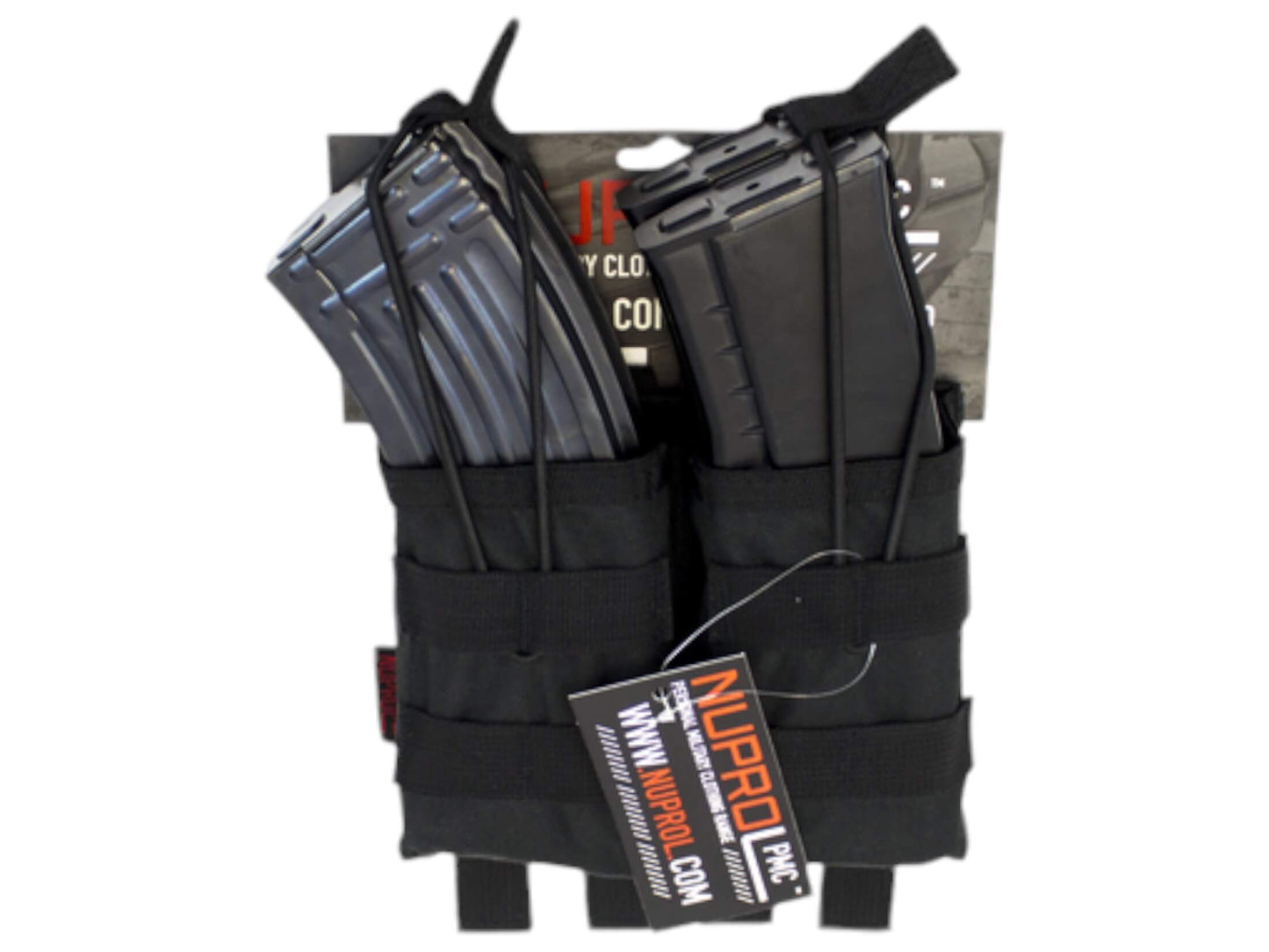 Nuprol PMC AK Double Open Mag Pouch - Black
