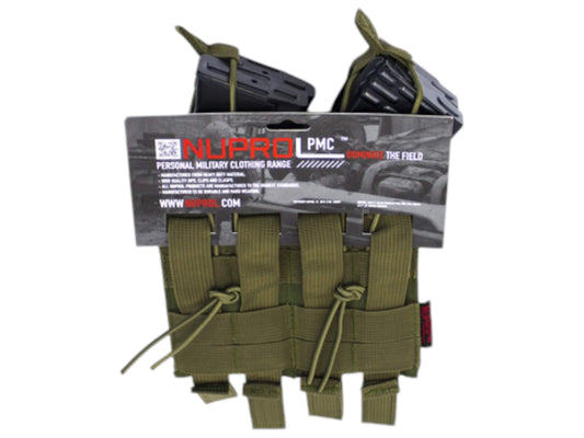 Nuprol PMC AK Double Open Mag Pouch - Green
