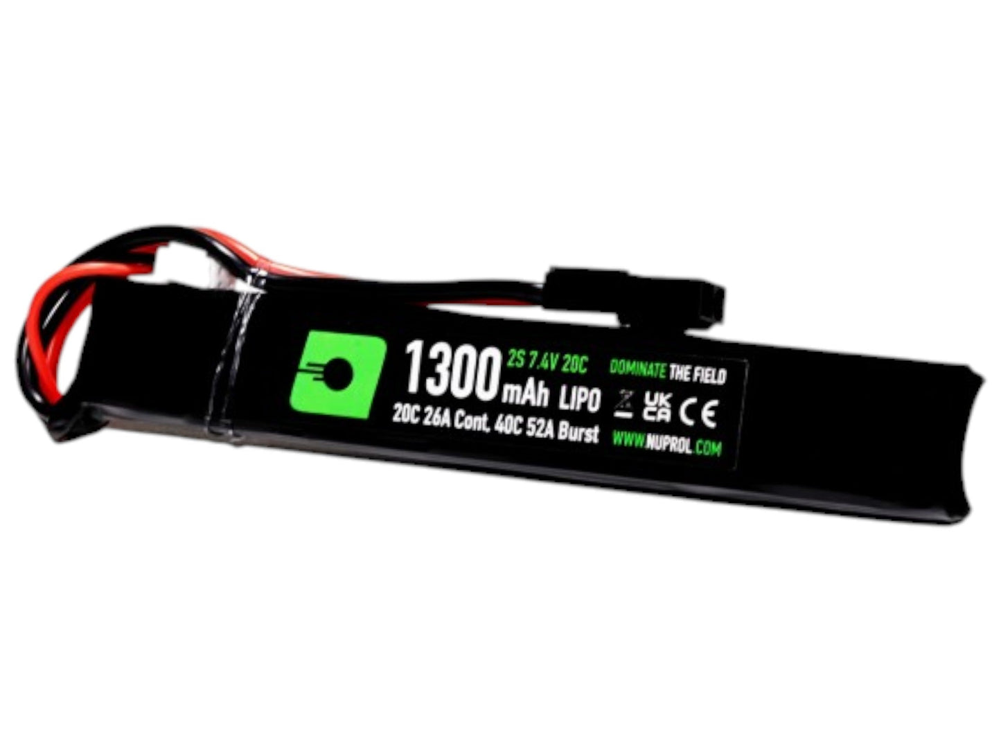 Nuprol Power 1300mah 7.4v 20c Stick Type