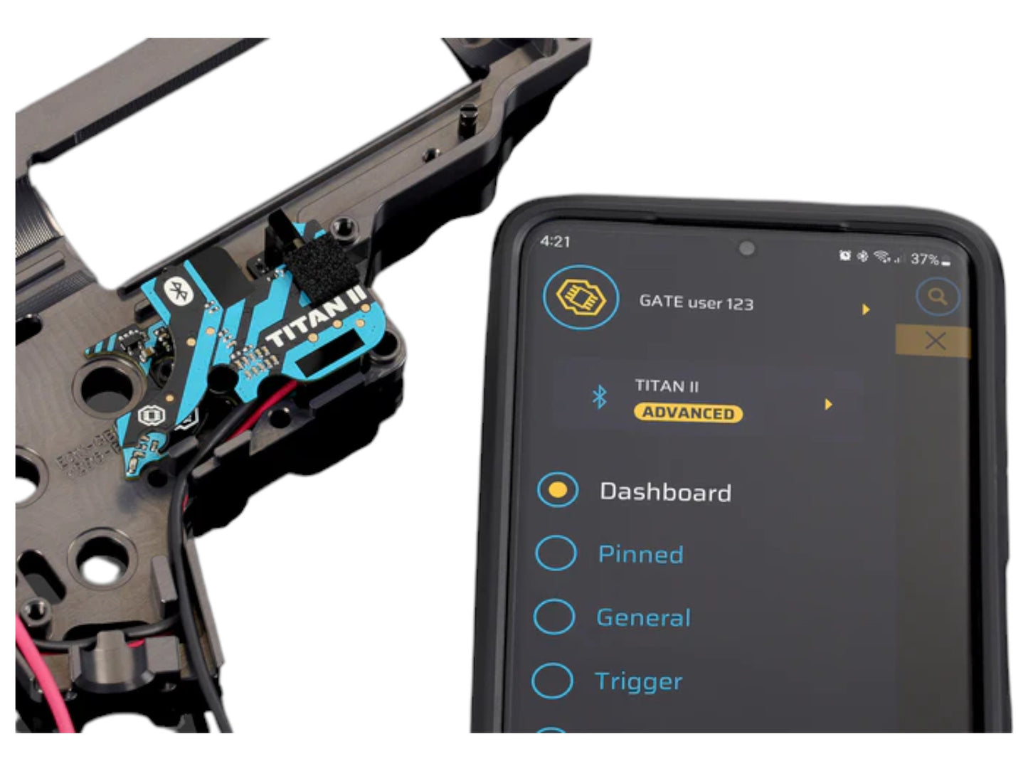 GATE TITAN II Bluetooth® Expert for V2 Gearbox HPA Rear Wired