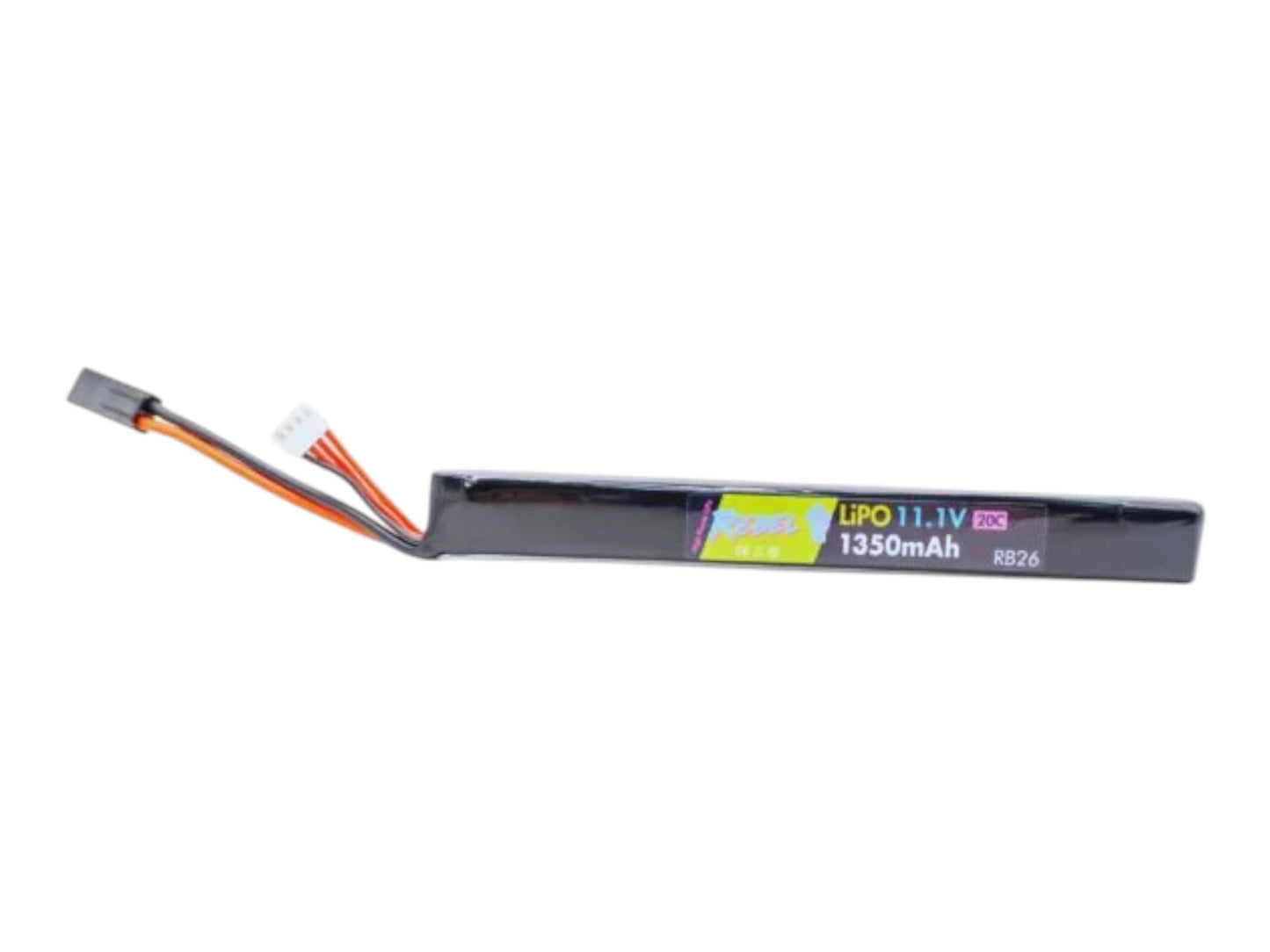 Rebel AK LiPo battery fitted under an AK receiver cover