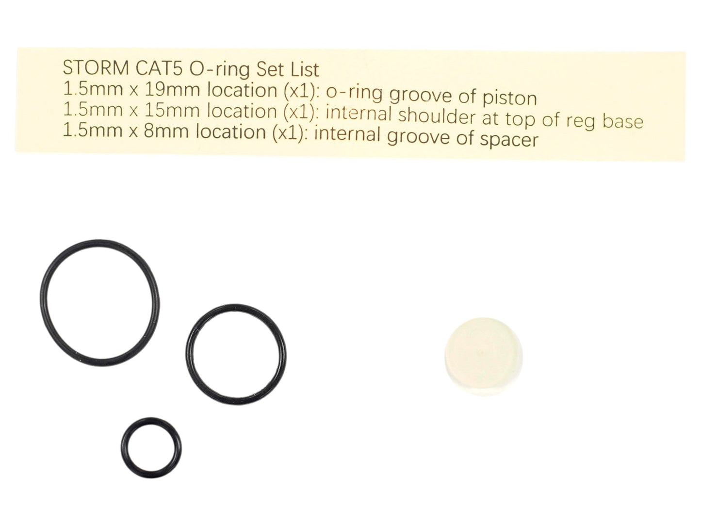 Wolverine Replacement O Ring Kit for Cat5 Regulator