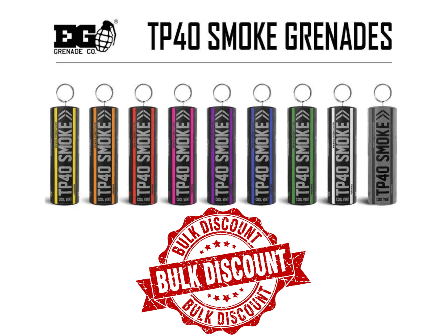 Enola Gaye TP40 Smoke Grenade x 50