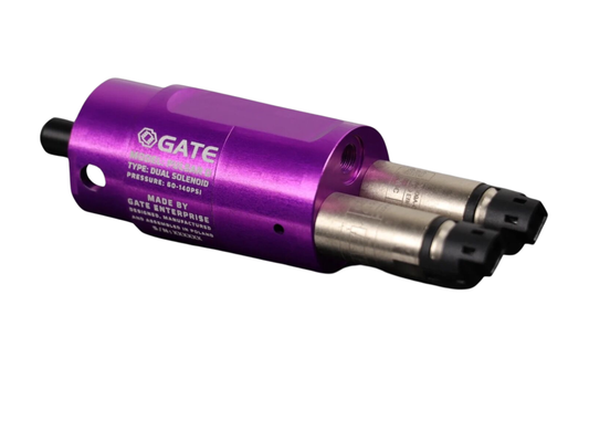 GATE PULSAR D HPA engine showing dual solenoid assembly