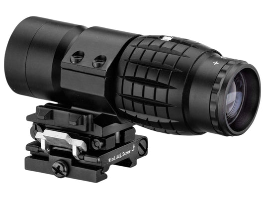 Lancer Tactical 1-3X Magnifier With Flip-Side Mount (CA-440)