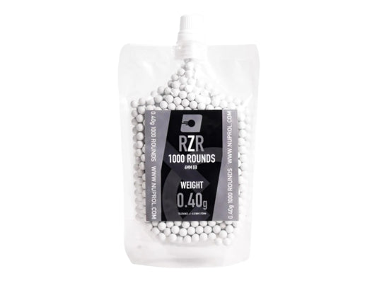 RZR Heavy Airsoft BBs — 0.40g / 0.43g / 0.45g