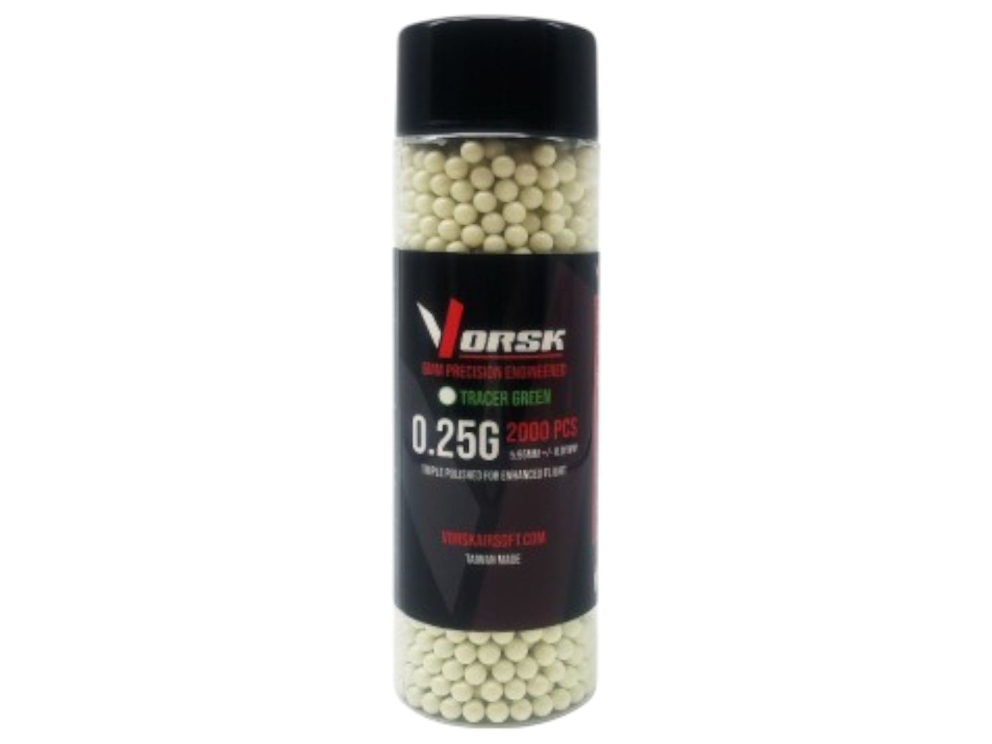 VORSK Tracer Green 0.25g 2000rd Bottle
