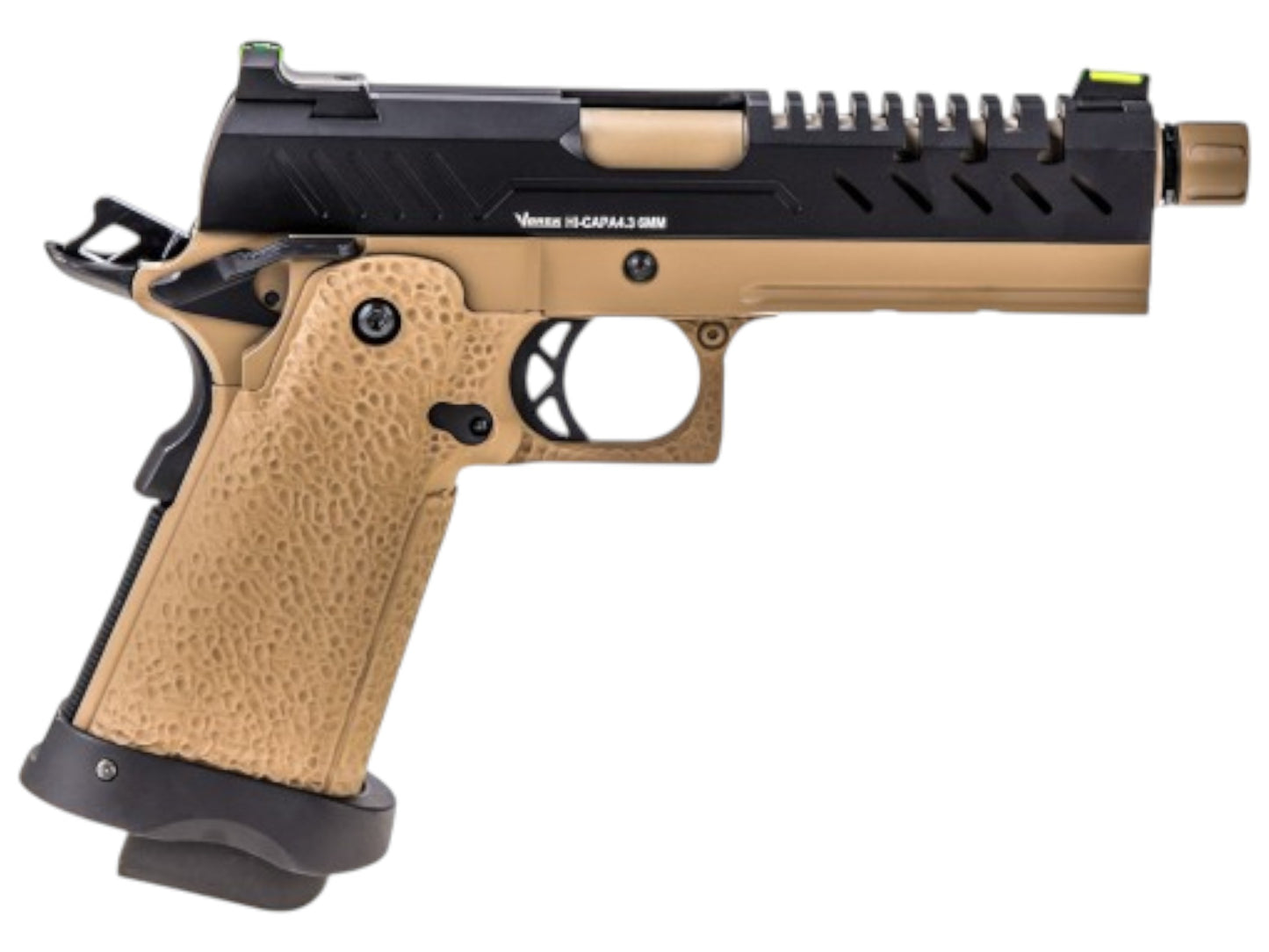 Vorsk Hi-Capa 4.3 GBB Pistol Black/Tan
