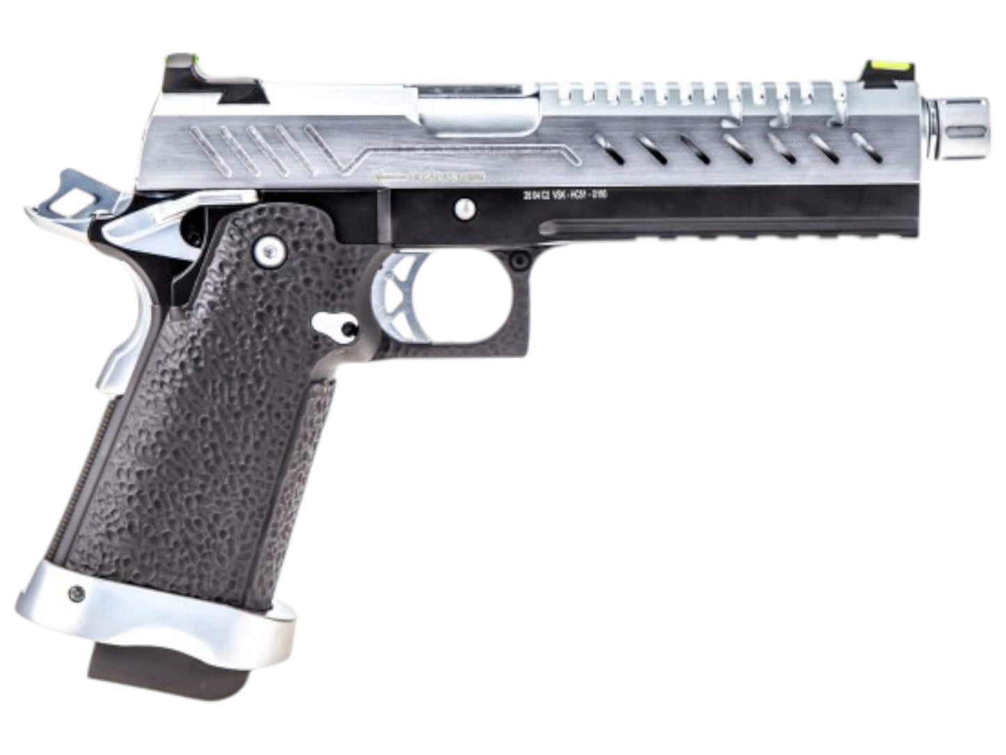 Vorsk Hi-Capa 5.1 GBB Pistol Silver/Black