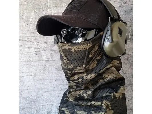 DeltaMike MultiCamBlack Face Protection Snood