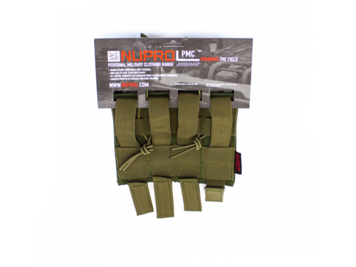 Nuprol PMC M4 Double Open Mag Pouch - Green