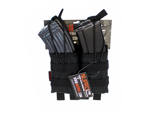 Nuprol PMC AK Double Open Mag Pouch - Black