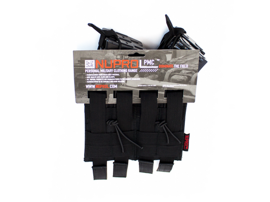 Nuprol PMC AK Double Open Mag Pouch - Black
