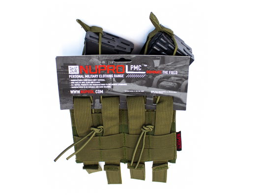 Nuprol PMC AK Double Open Mag Pouch - Green