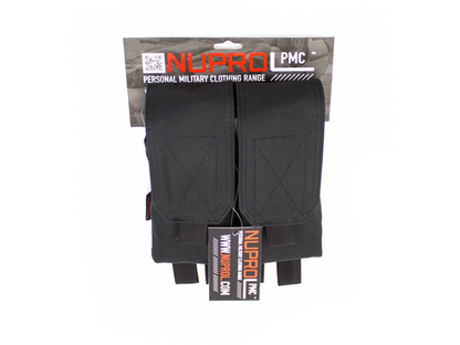 Nuprol PMC M4 Double Flap Lid Mag Pouch - Black