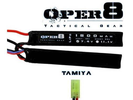 Oper8 7.4v Lipo Cranestock 1500MAH – Tamiya
