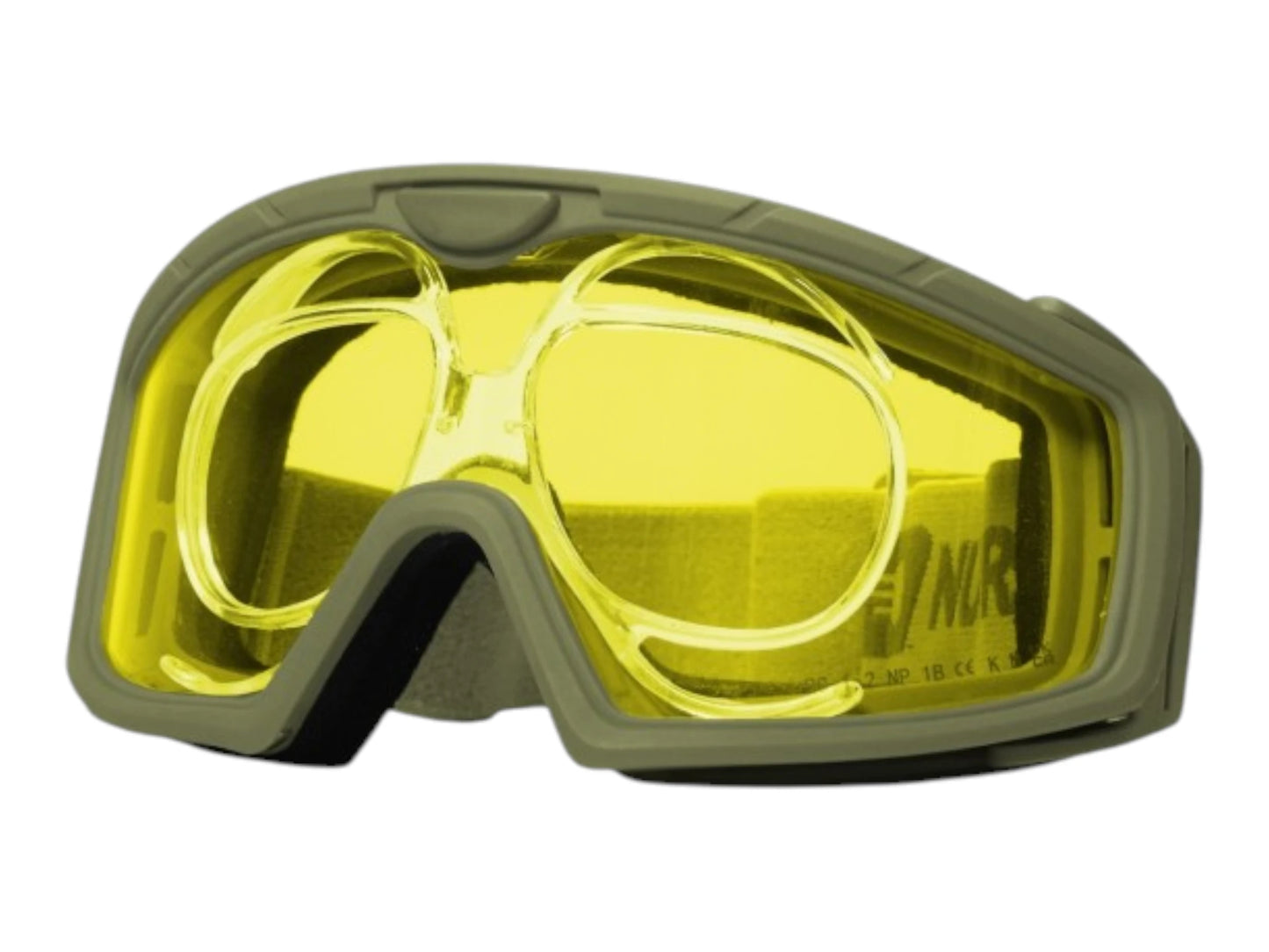 Nuprol Battle Visor RX Protective Eyewear (with Prescription Insert)