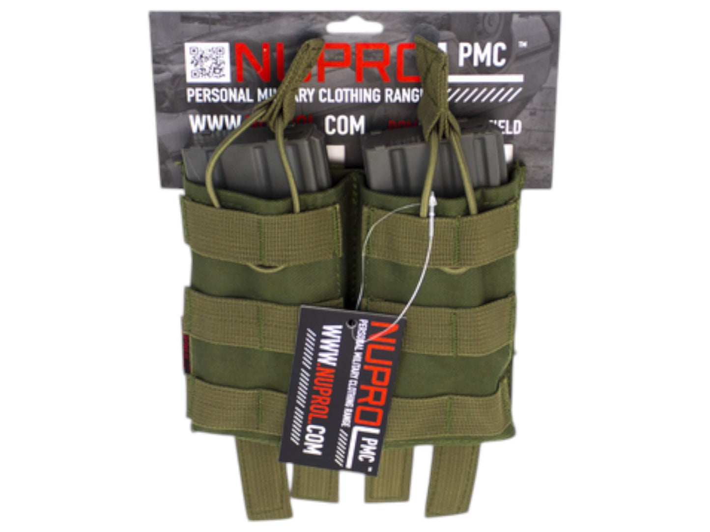 Nuprol PMC M4 Double Open Mag Pouch - Green