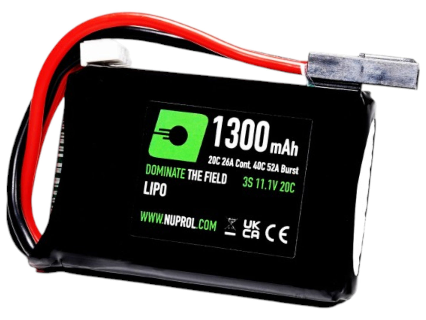 Nuprol - LiPo Battery 1300mAh 11.1v 20c (PEQ|Small Tamiya)