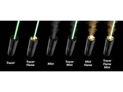Acetech AuraMist tracer unit showing settings