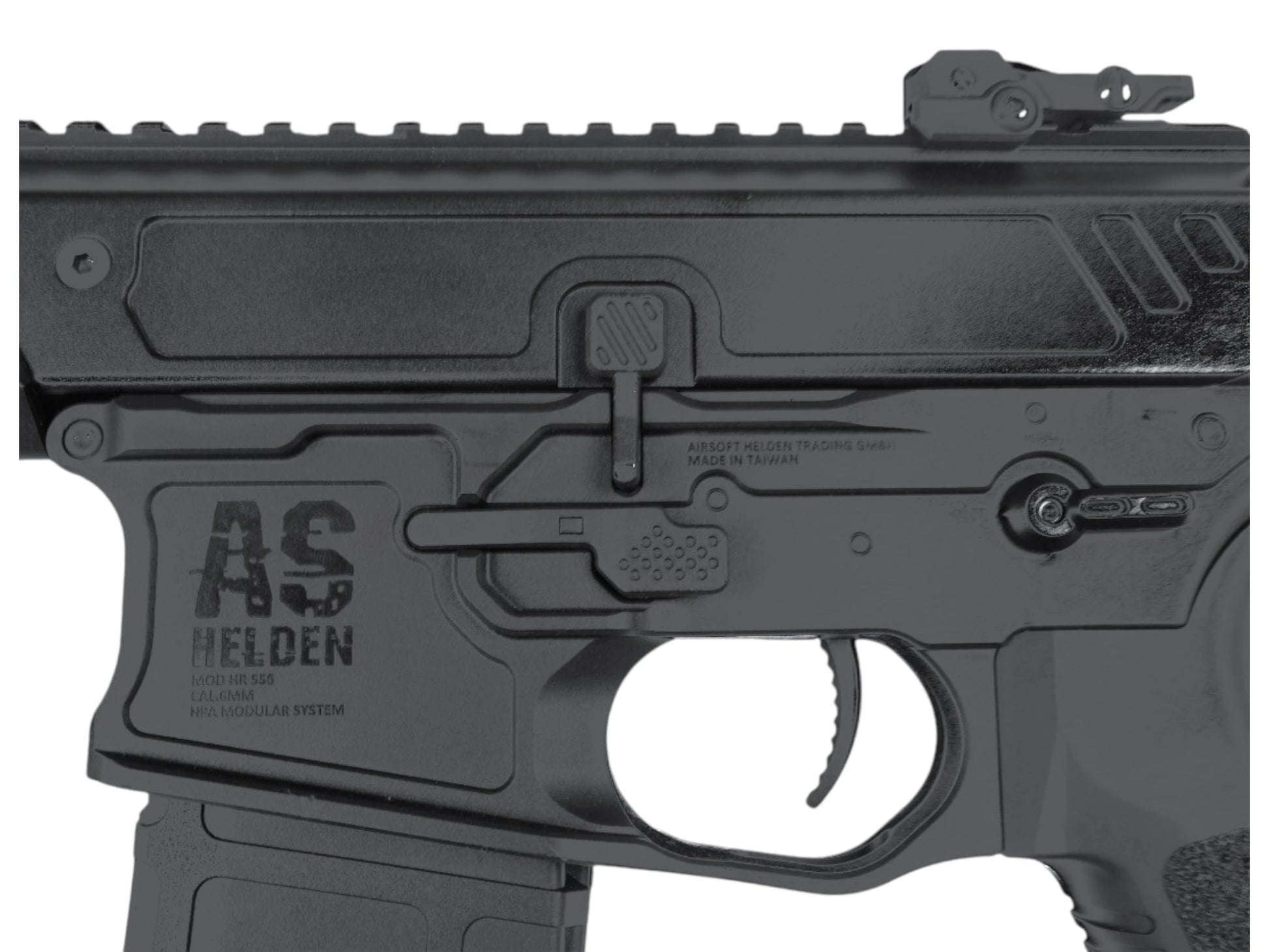 Airsoft Helden HR556 aluminium M-LOK handguard and 20mm flat-top rail