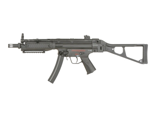 CYMA Platinum GEN2 CM041 MP5 AEG with a side-folding stock, shown from the left