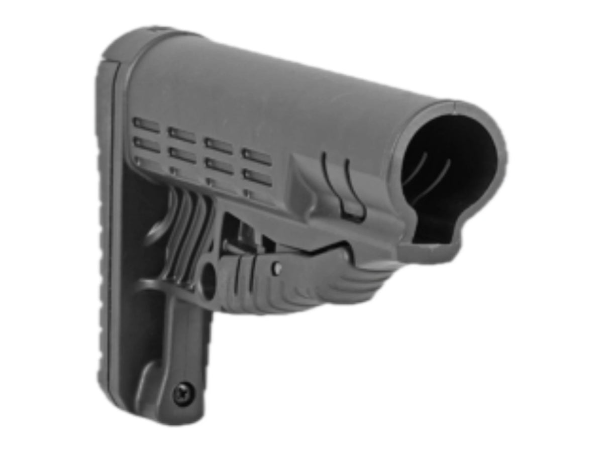 DLG Tactical TBS Classic Buttstock — Commercial-Spec, Black