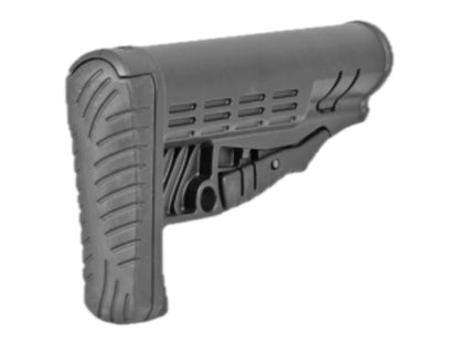 DLG Tactical TBS Classic Buttstock — Commercial-Spec, Black
