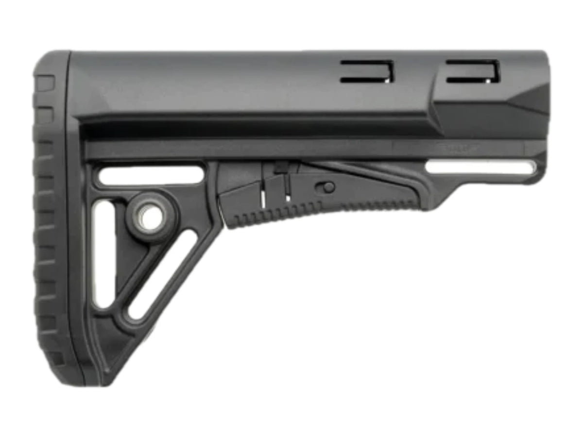 DLG Tactical TBS Sharp Buttstock — Mil-Spec, Black