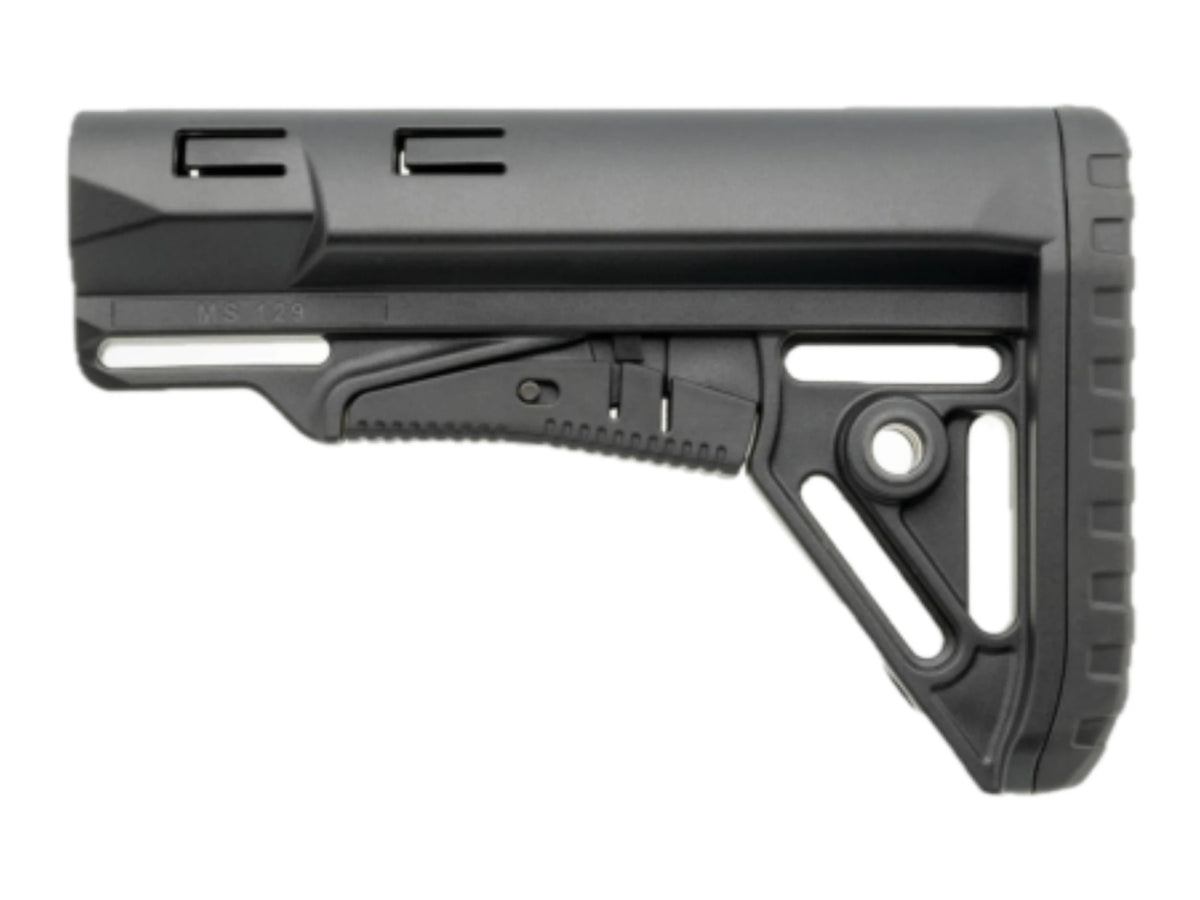 DLG Tactical TBS Sharp Buttstock — Mil-Spec, Black