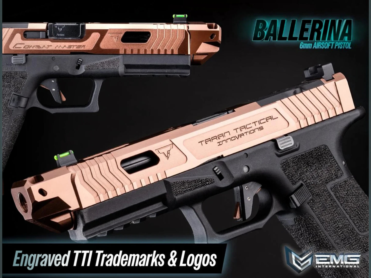 EMG TTI Ballerina R34-4 GBB Pistol — Officially Licensed John Wick Series