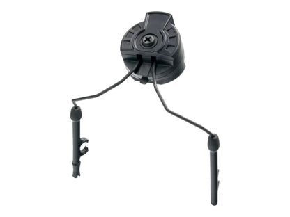 Earmor M11 ARC rail adapter for 3M Peltor shown with its rotating mount and wire arms extended