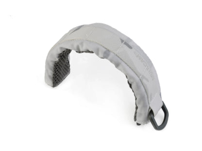 Earmor M61 modular headband in Multicam Alpine, shown from the side with its metal end loop