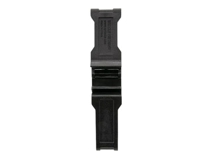 Earmor S08 belt clip viewed from the front showing the hanging buckle and strap slot