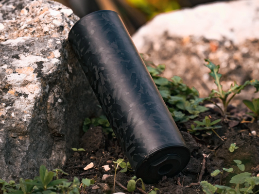OG Carbon Fat Boy 50 Suppressor — Forged Carbon | Tracer Compatible