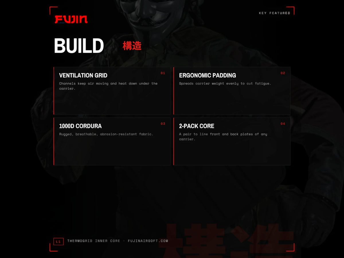 Fujin Shinto ThermoGrid Vent Layer — view 5