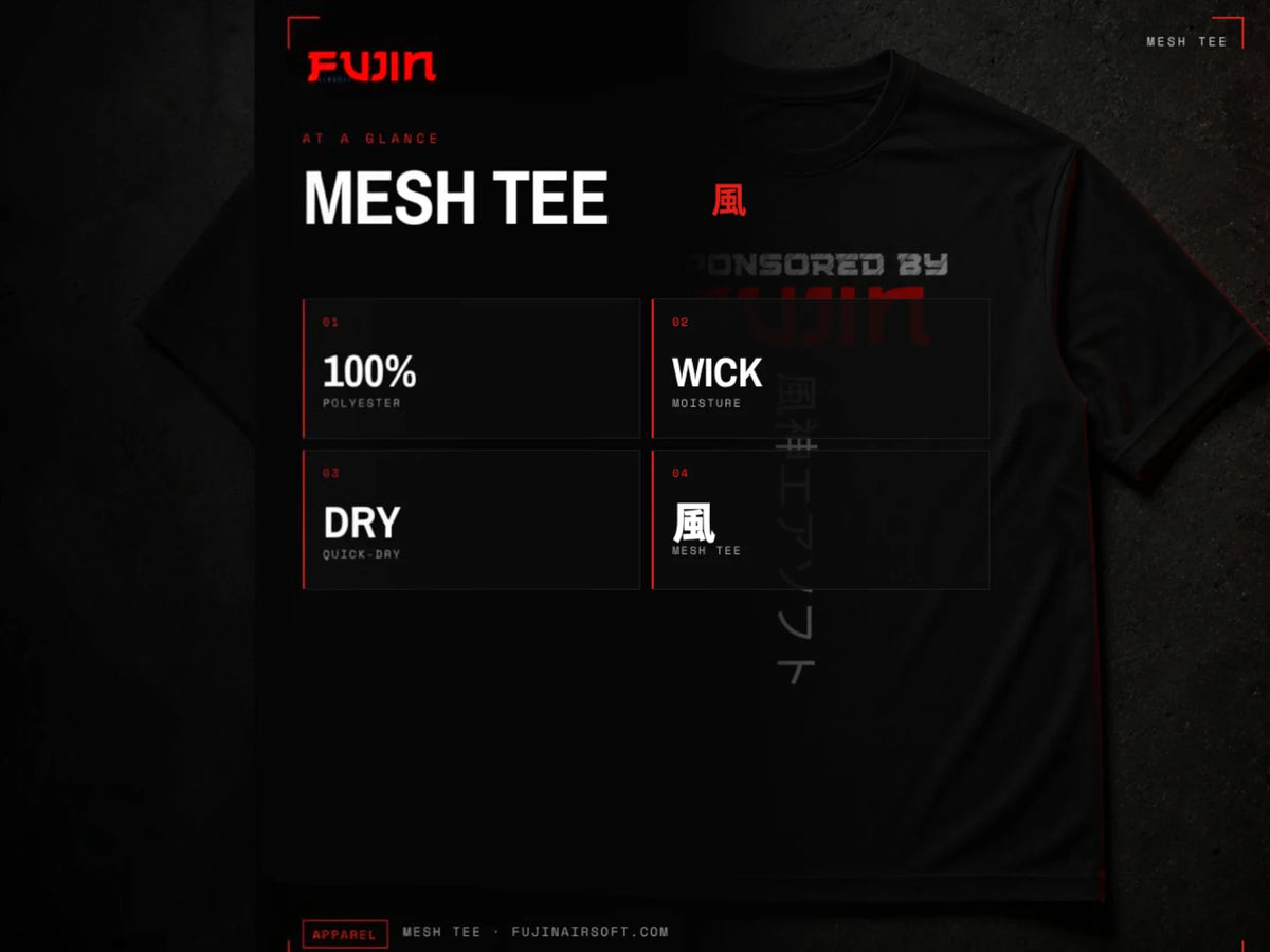 Fujin Mesh Tee, Quick-Dry Base Layer — view 2