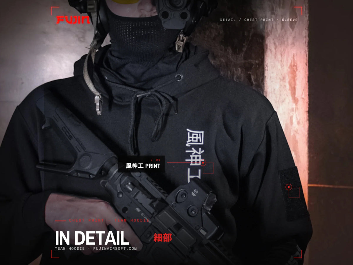Fujin Operator Team Hoodie, 350GSM — view 4