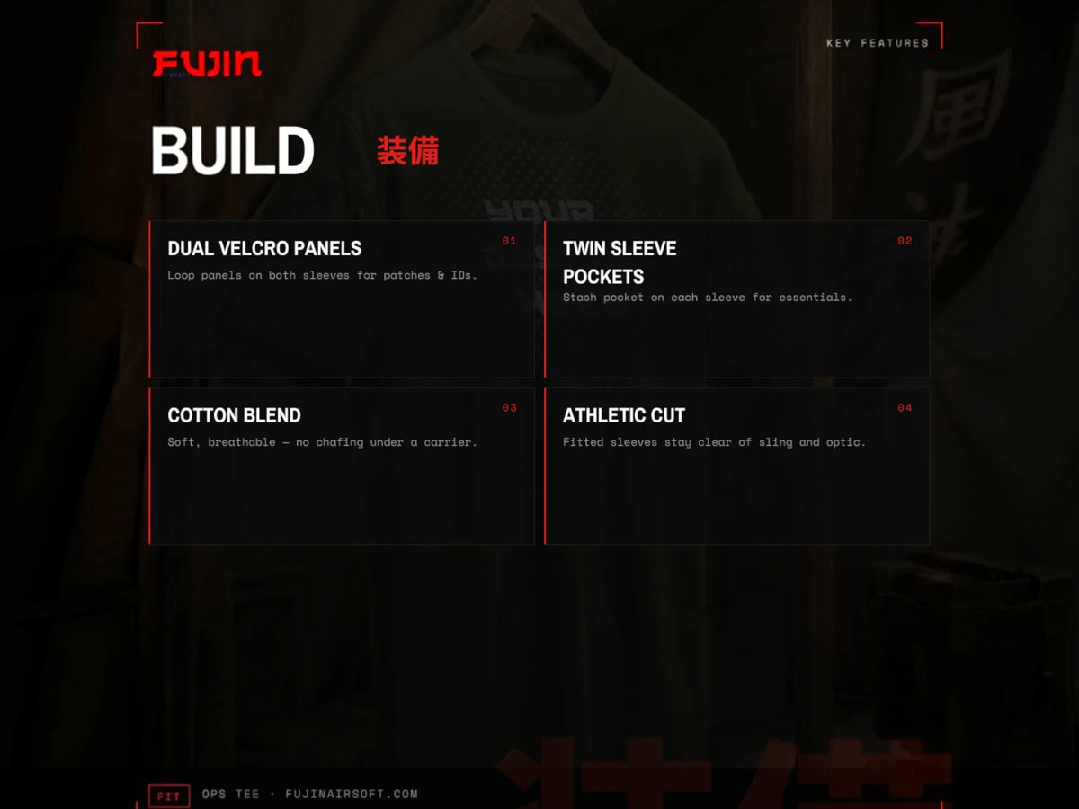 Fujin Operator Tee, 5 Colours — view 3