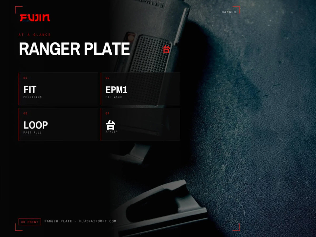 Fujin PTS EPM1 Ranger Plate, 3 Colours — view 2