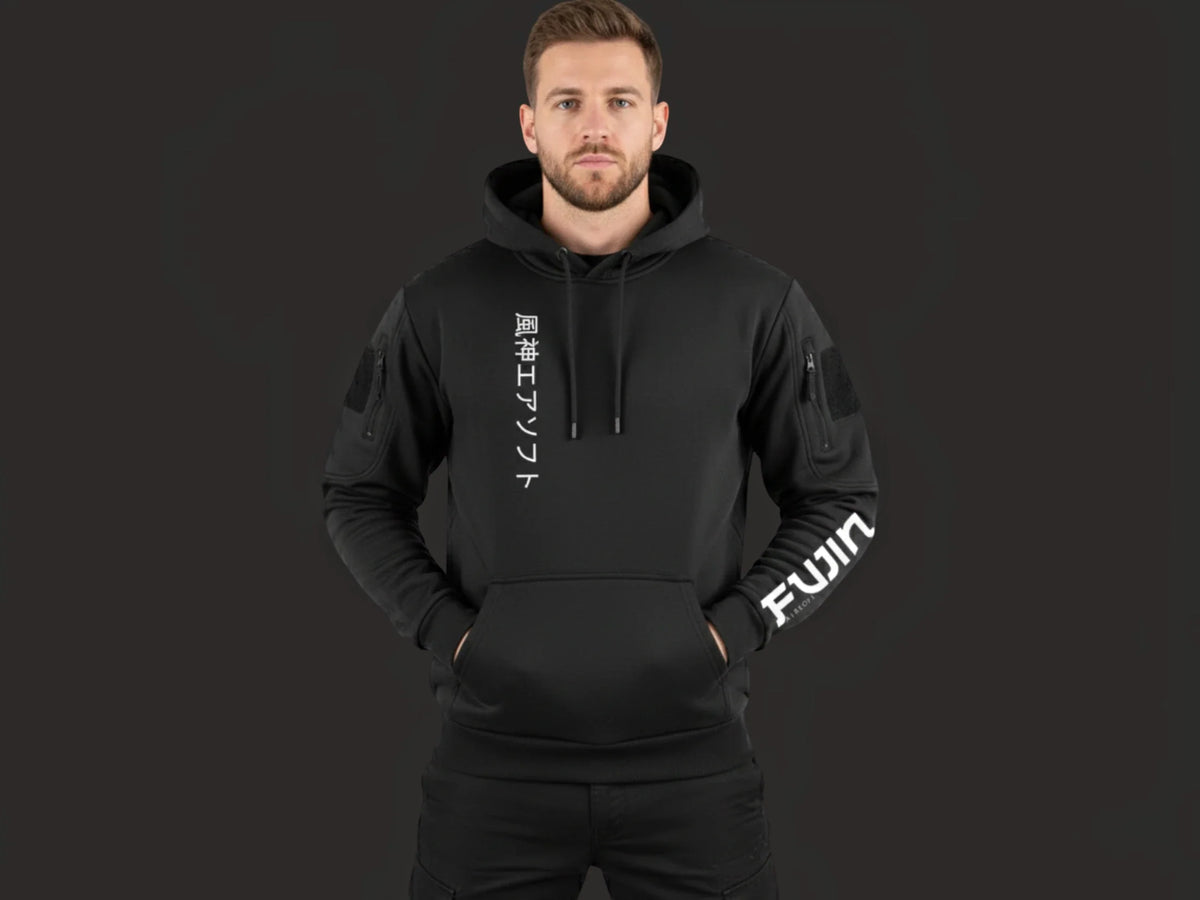 Fujin Shiro Kuro Tactical Hoodie — view 14