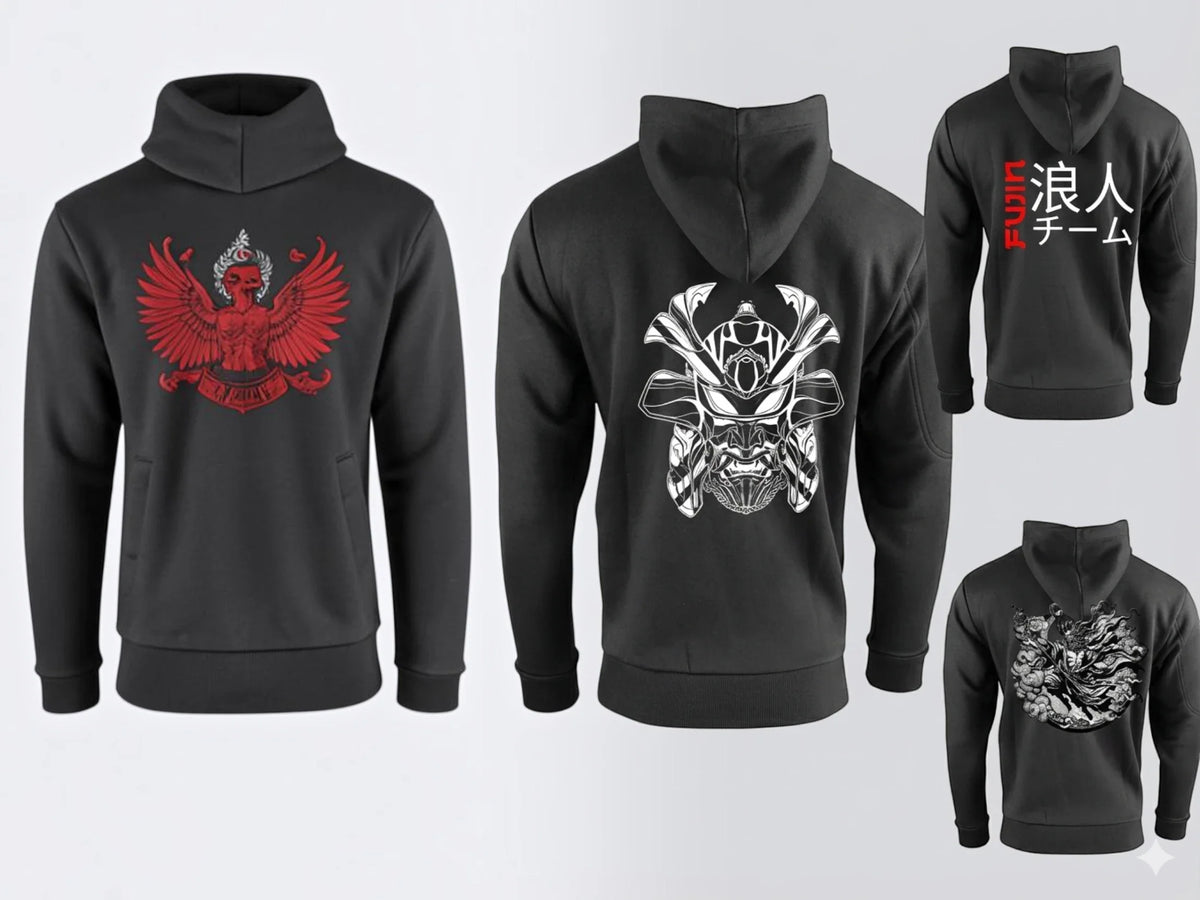 Fujin Shiro Kuro Tactical Hoodie — view 16