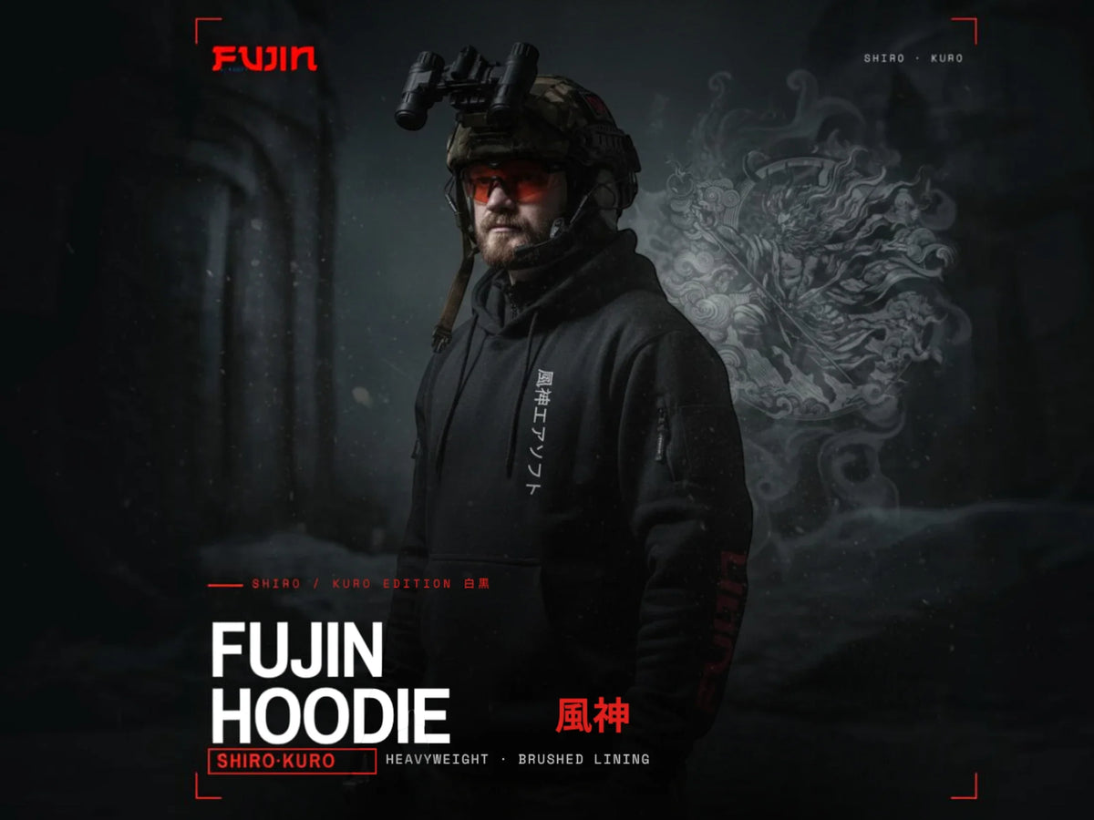 Fujin Shiro Kuro Tactical Hoodie