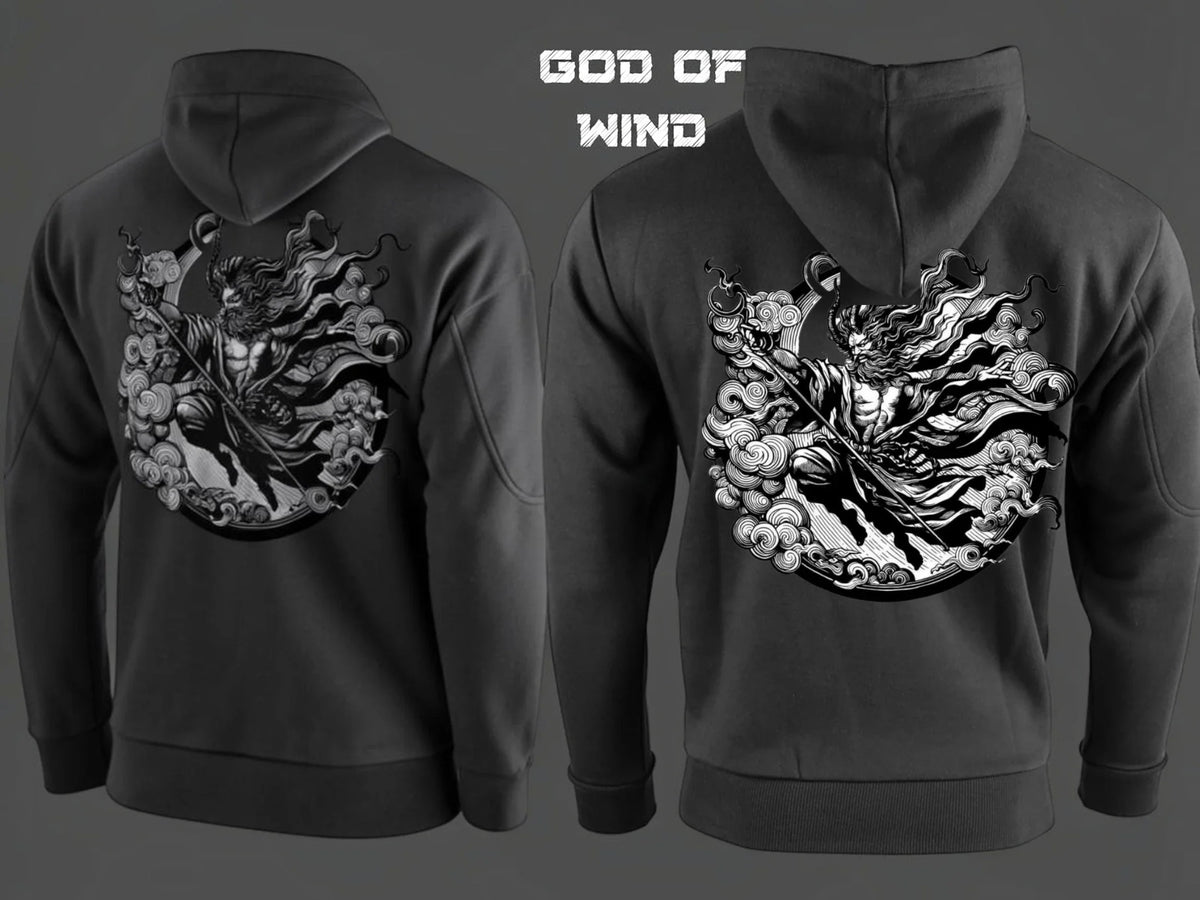 Fujin Shiro Kuro Tactical Hoodie — view 20