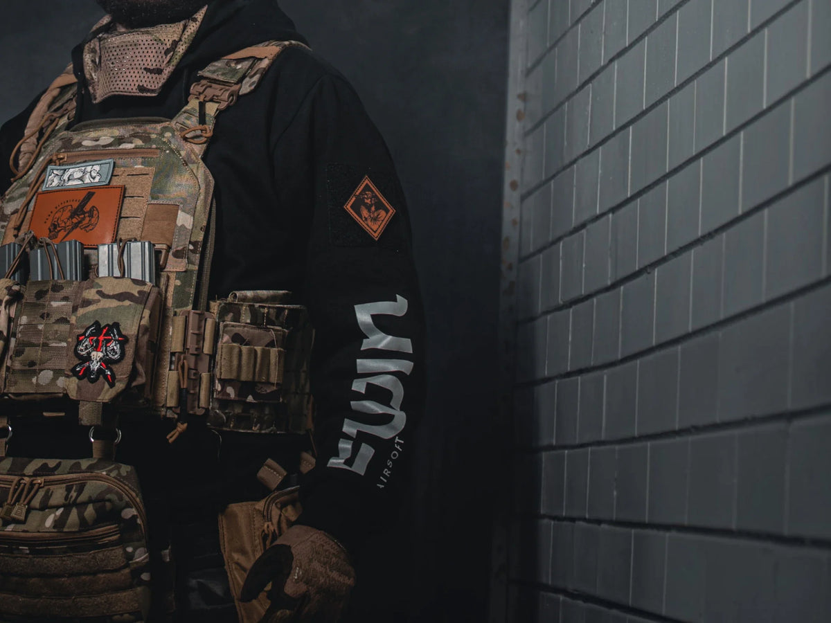 Fujin Shiro Kuro Tactical Hoodie — view 6