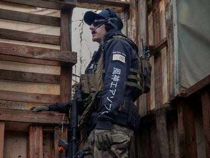 Fujin Shiro Kuro Tactical Hoodie — view 8