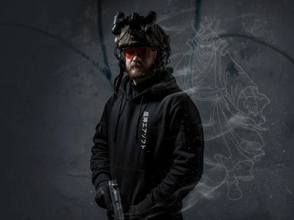 Fujin Shiro Kuro Tactical Hoodie — view 9